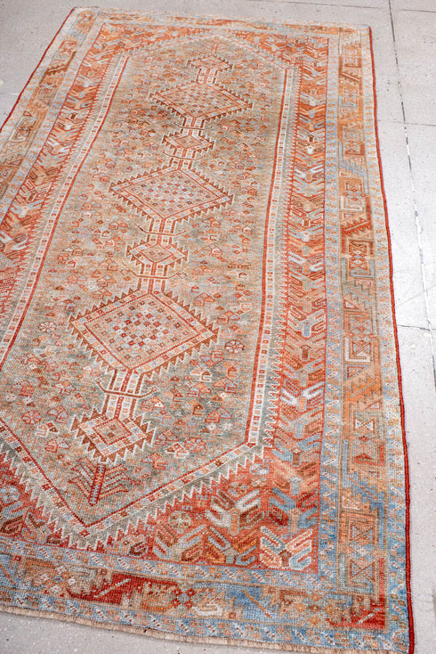 Vintage Shiraz Area Rug (4' x 8')